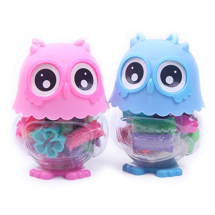 培乐宝新款卡通猫头鹰彩泥儿童diy手工制作橡皮泥组合装批发玩具