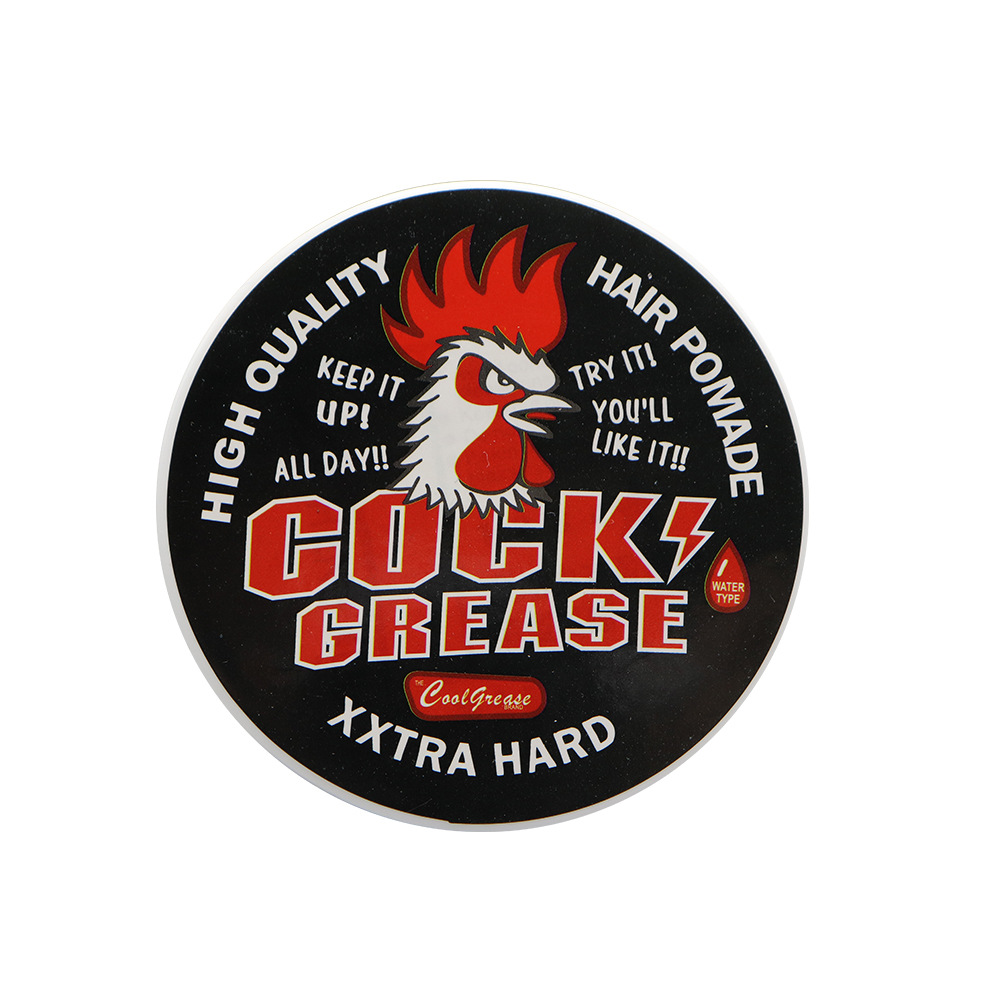 跨境uppercut僵尸头大公鸡头发泥发蜡哑光定型cock grease80g迷你