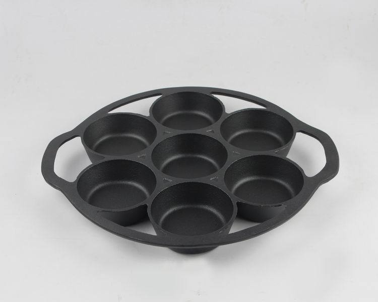 铸铁点心糕点蛋糕蛋堡深模具7孔出口烤箱商用家用电磁炉通用厂家