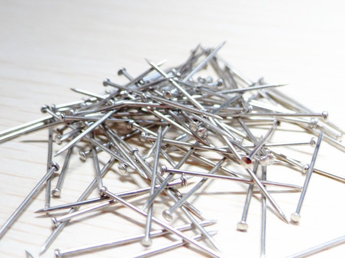 20mm大头针批发固定针定位针小号大头钉财务用品服装立裁针直别针