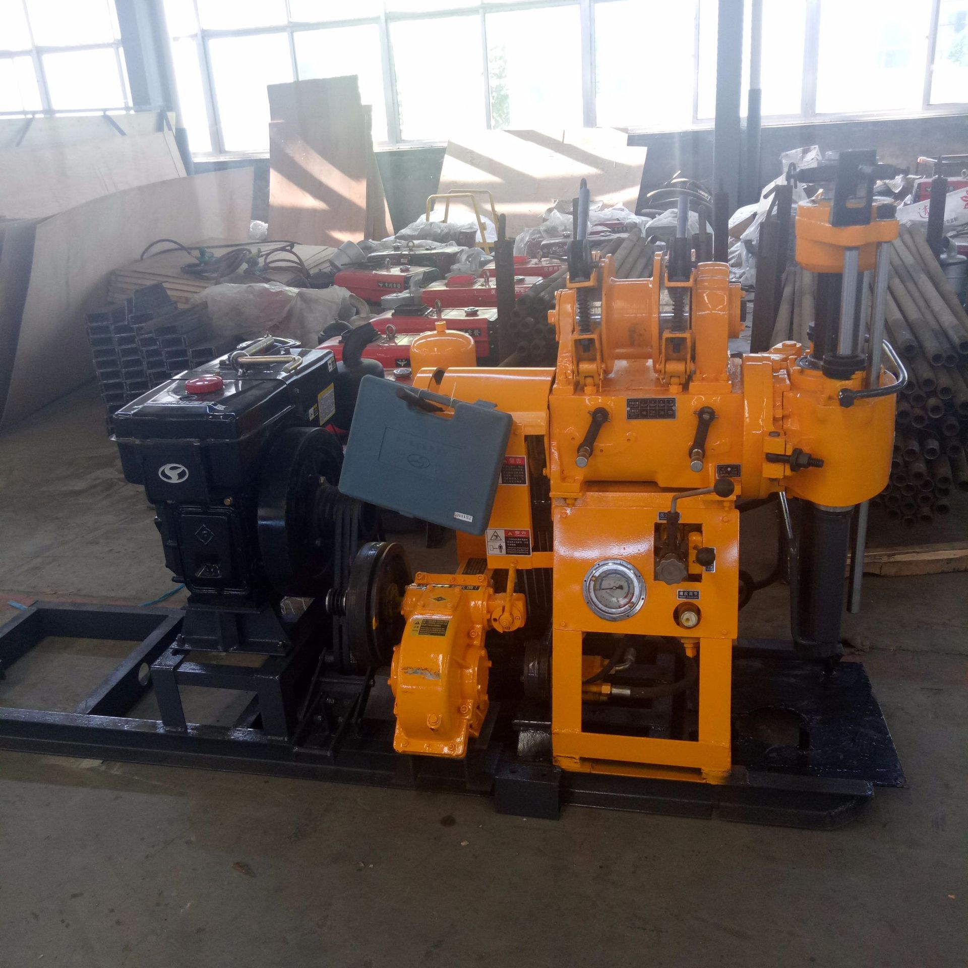 山东聚龙hz130yy水井钻机岩芯钻机小型打井机勘察钻机