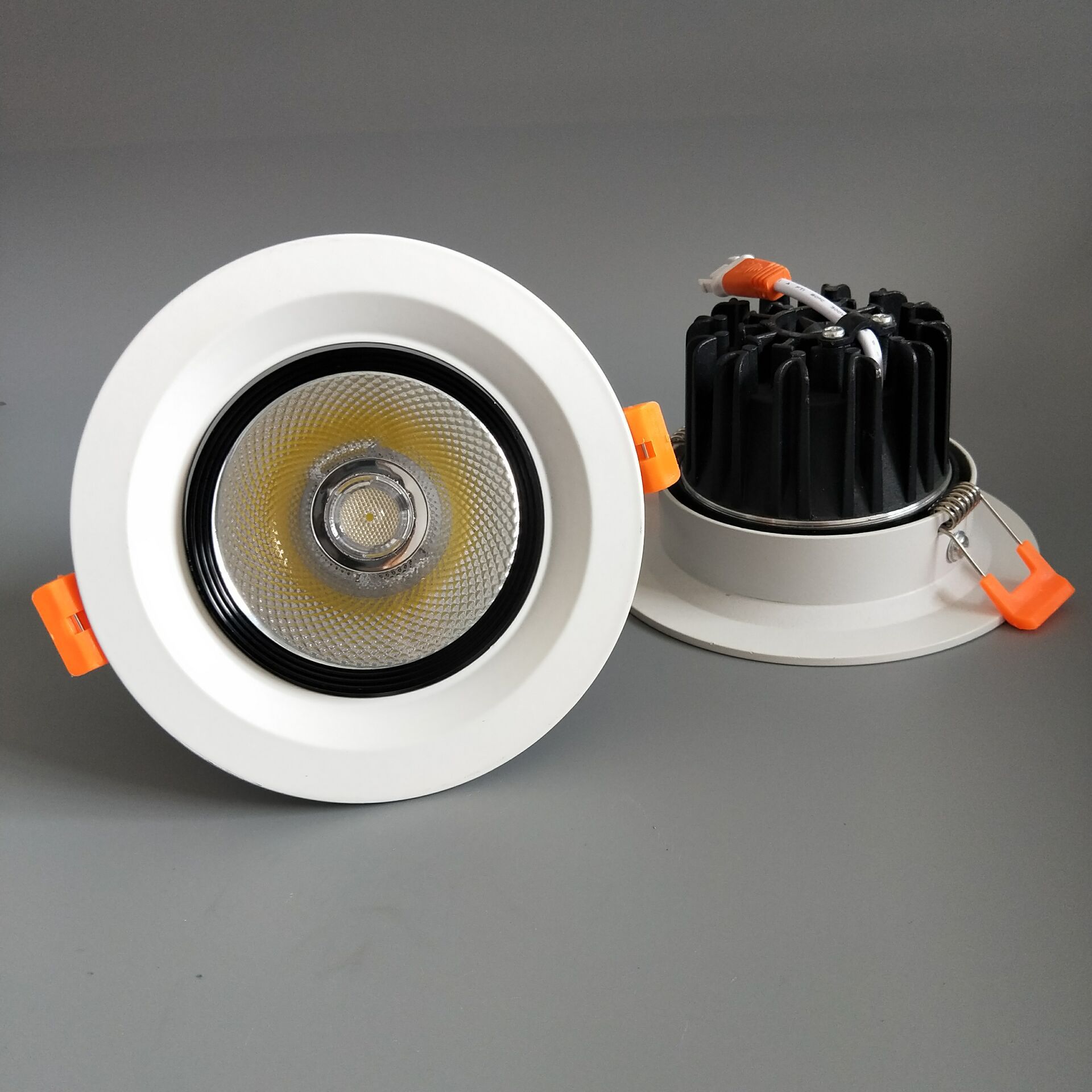 定制led筒灯 led天花灯 过道灯 嵌入式筒灯 压铸筒灯 商场cob筒灯