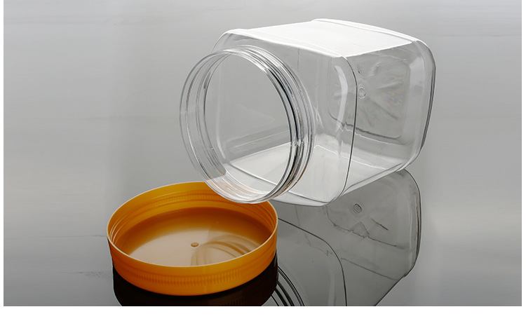 厂家批发食品包装塑料罐 透明糖果塑料罐子 密封大包装pet塑料瓶