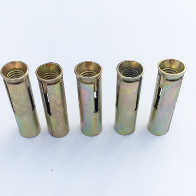 直销吊顶配件 m6 8 10丝杠专用拉爆 镀彩膨胀管 锥形母两件套组合