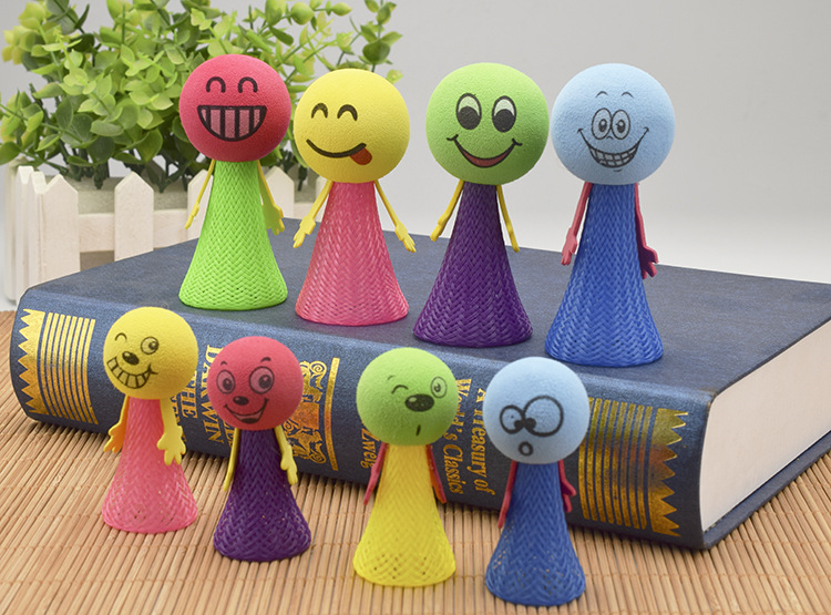 大号弹跳精灵eva弹簧人 弹跳人跳跳人小朋友礼物地摊娃娃玩具批发