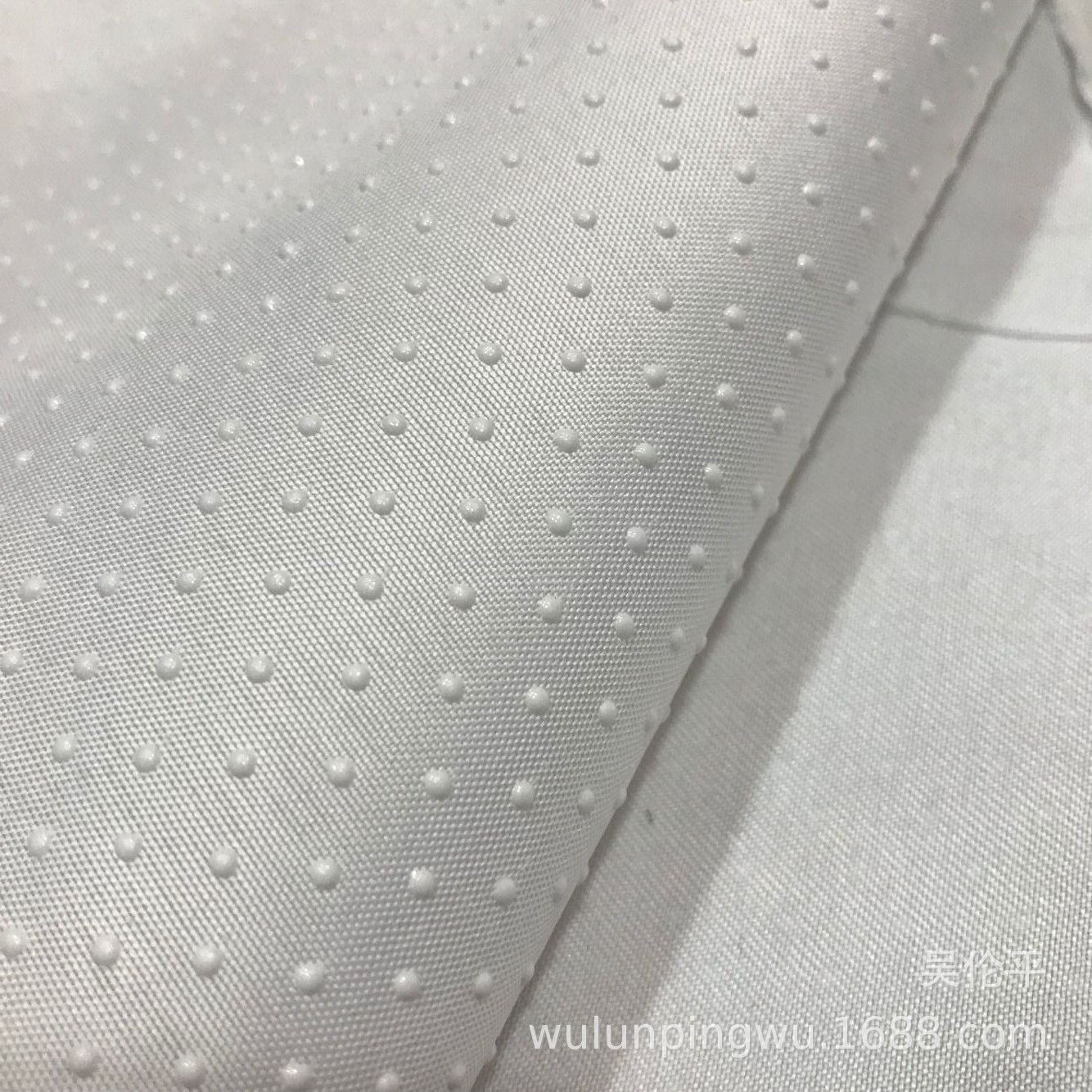 床垫防滑布现货供应摸毛布 床垫布厂家直销点塑布宾馆拖鞋防滑底