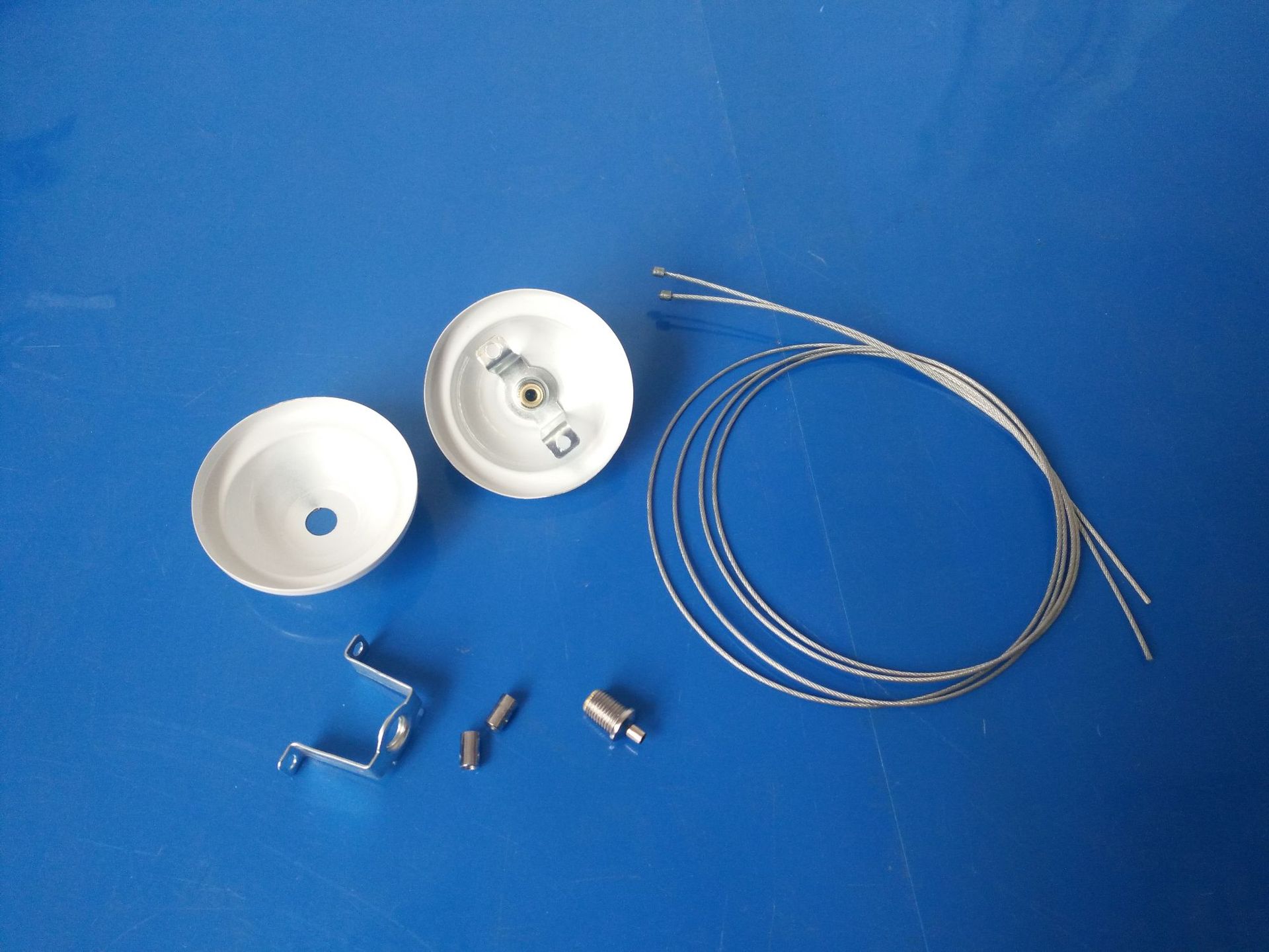 t8t5日光灯支架灯盘配件 吊杆/吊链/吊绳钢丝绳灯具安装