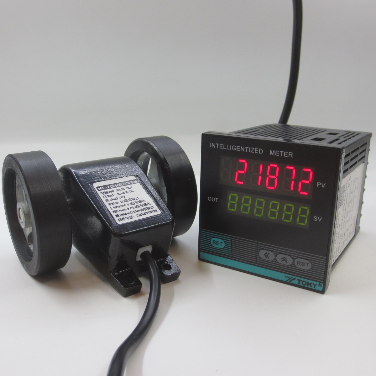 计米器 电子 数显 双轮计长仪计码表 记米器 滚轮式计米轮验布机