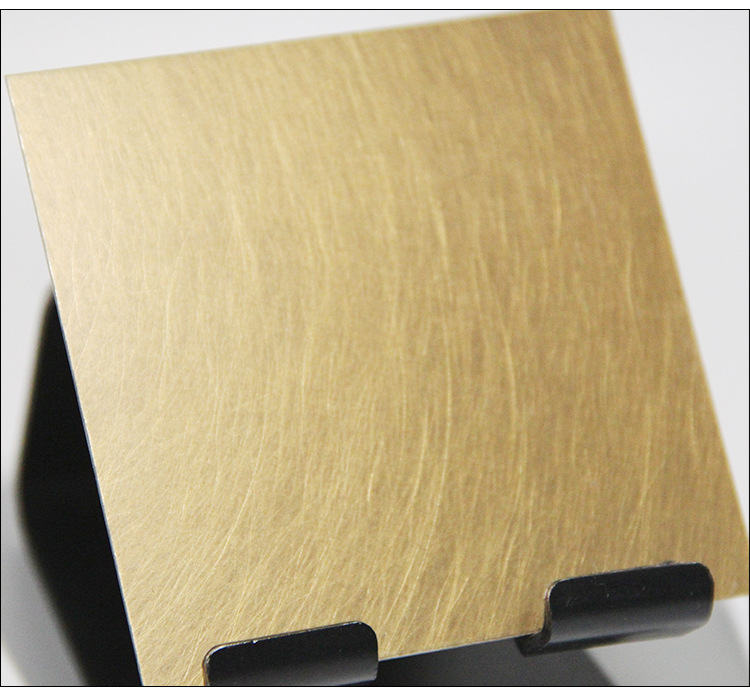 佛山建材定制不锈钢板304 仿古铜拉丝不锈钢板 玫瑰金拉丝镜面板