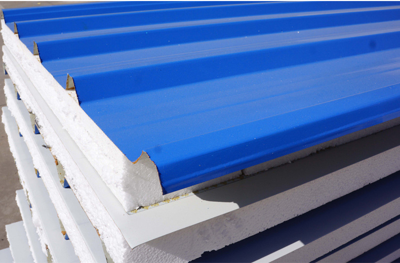 eps泡沫夹芯板彩钢聚苯乙烯防火板厂家定制外墙保温复合板