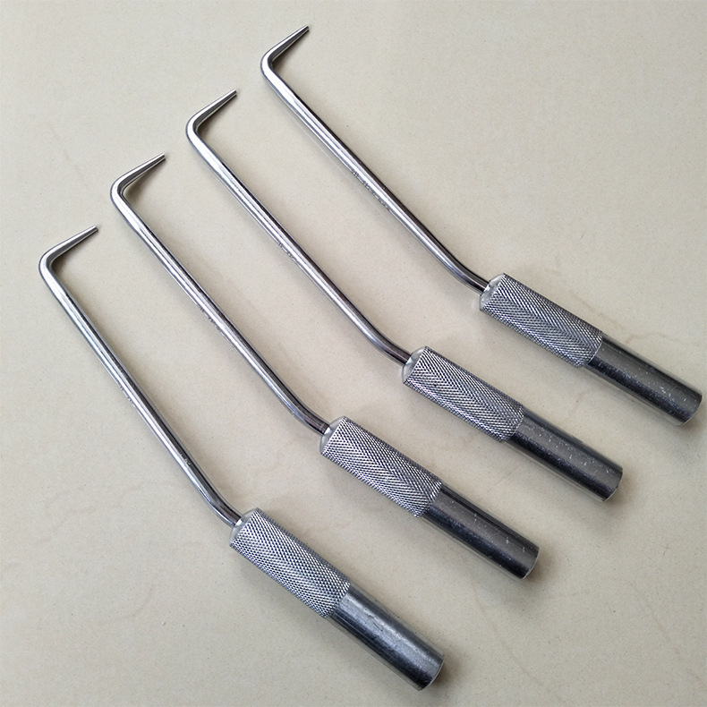 批发坚固耐用钢筋钩 洪华建筑扎丝钩 耐敲抓钩 带轴承钢筋钩子