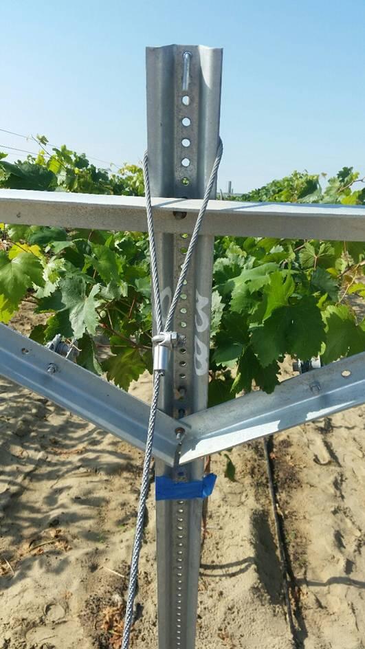 立柱高强防腐金属葡萄桩葡萄架镀锌钢水泥柱替代