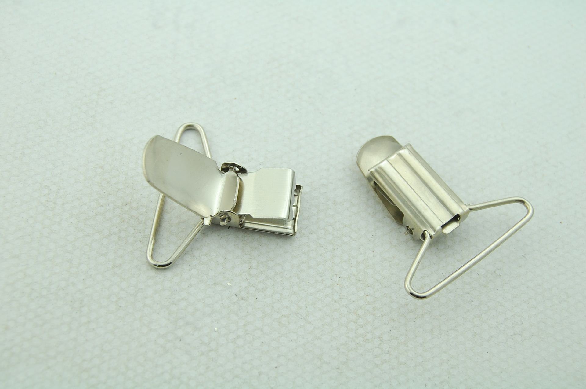 dy-yzk-18不锈钢金属鸭嘴夹 箱包长方鸭嘴扣 镀镍五金背带夹定做