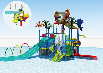 《厂家直销》水上滑梯,水上乐园,水上游乐玩具,儿童滑梯