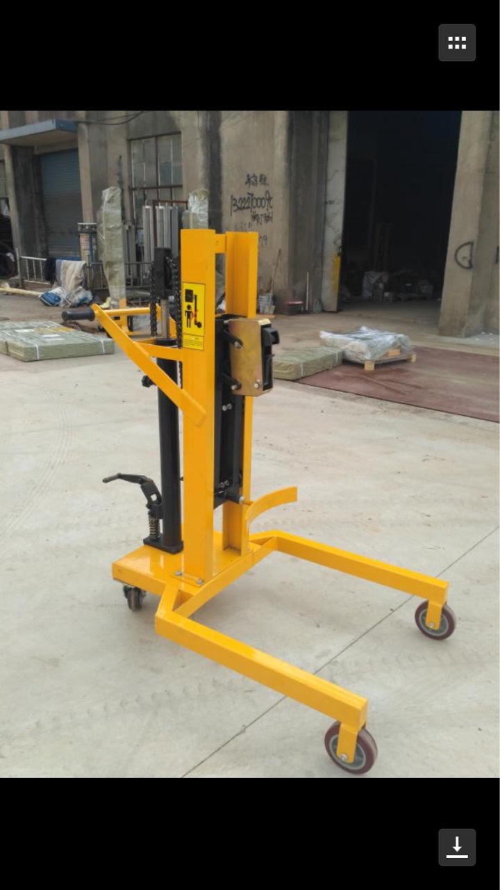 沃尔圣500kg重型油桶搬运车塑铁两用