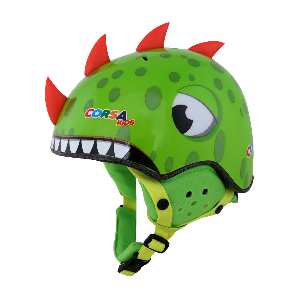 儿童雪盔进雪地头盔护具青少年滑雪运动护具装备保护通风头部