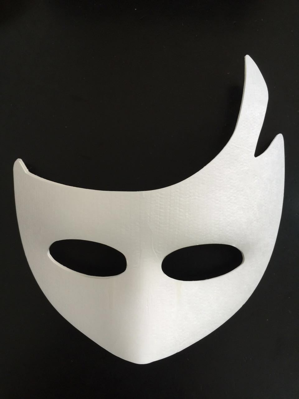 diy白色纸浆面具手绘面具 儿童幼儿园教具纸浆面具 万圣节diy面具