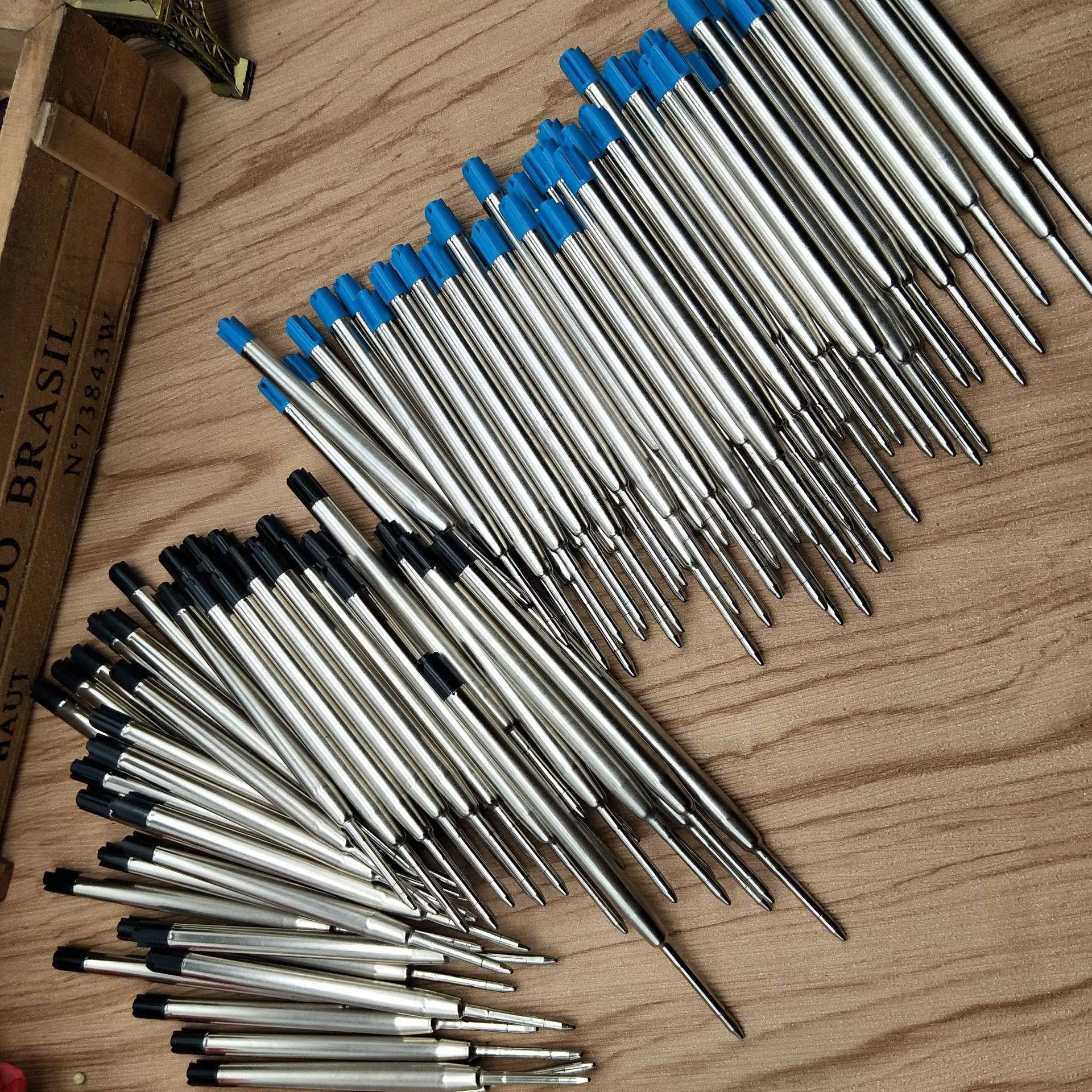 424笔芯 金属替换芯 现货 环保油墨圆珠笔笔芯 厂家批发直销