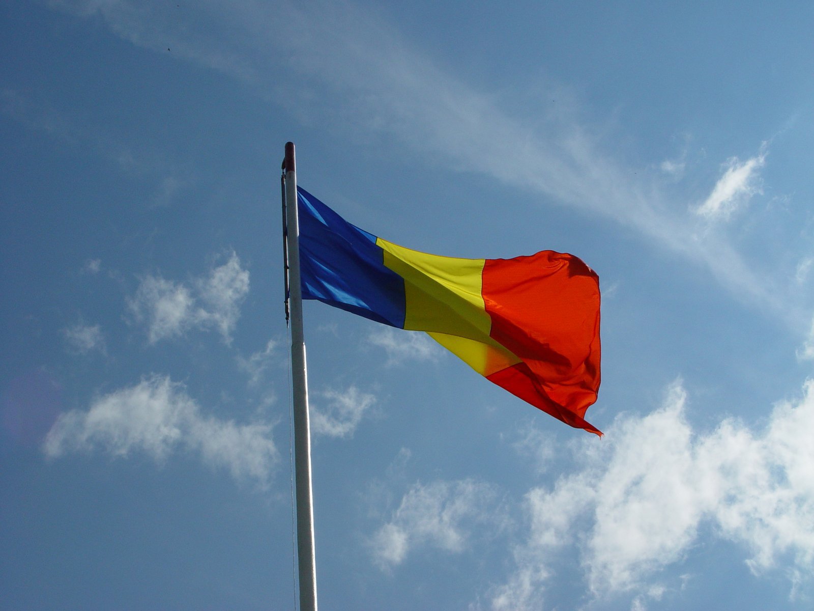 现货批发90*150cm 3*5ft 罗马尼亚国旗4号涤纶旗帜 romania flag