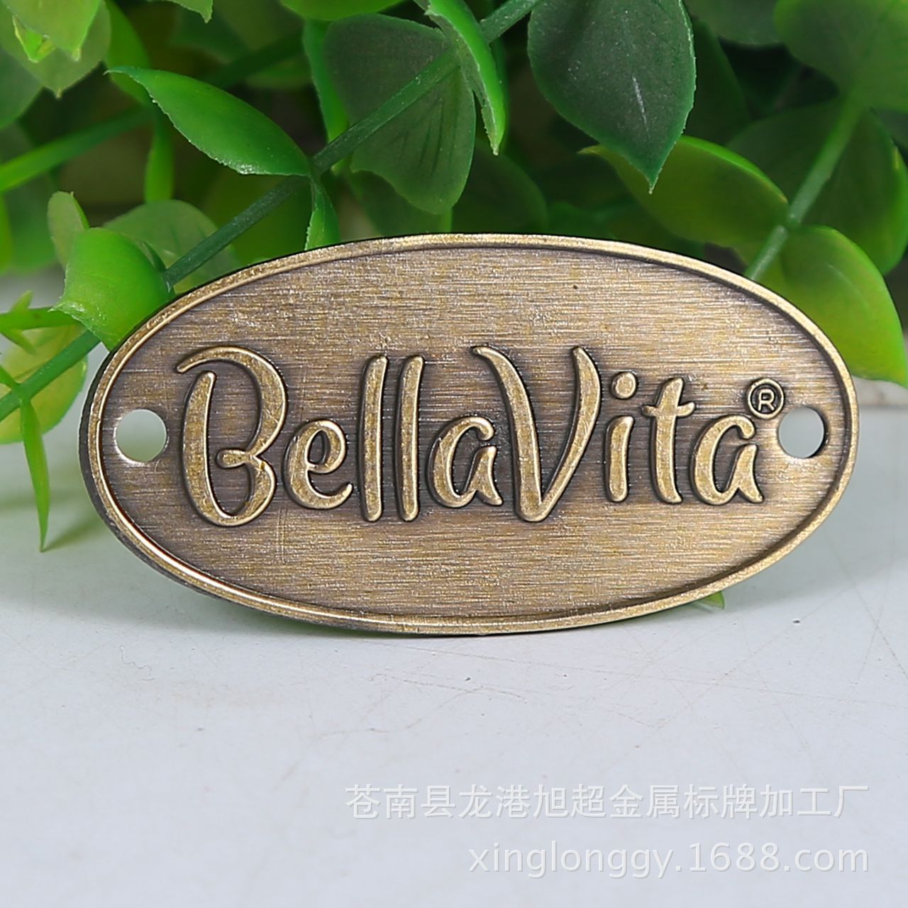 厂家定做铜制防盗门标牌金属铭牌 门窗牌古铜色家具铭牌定做