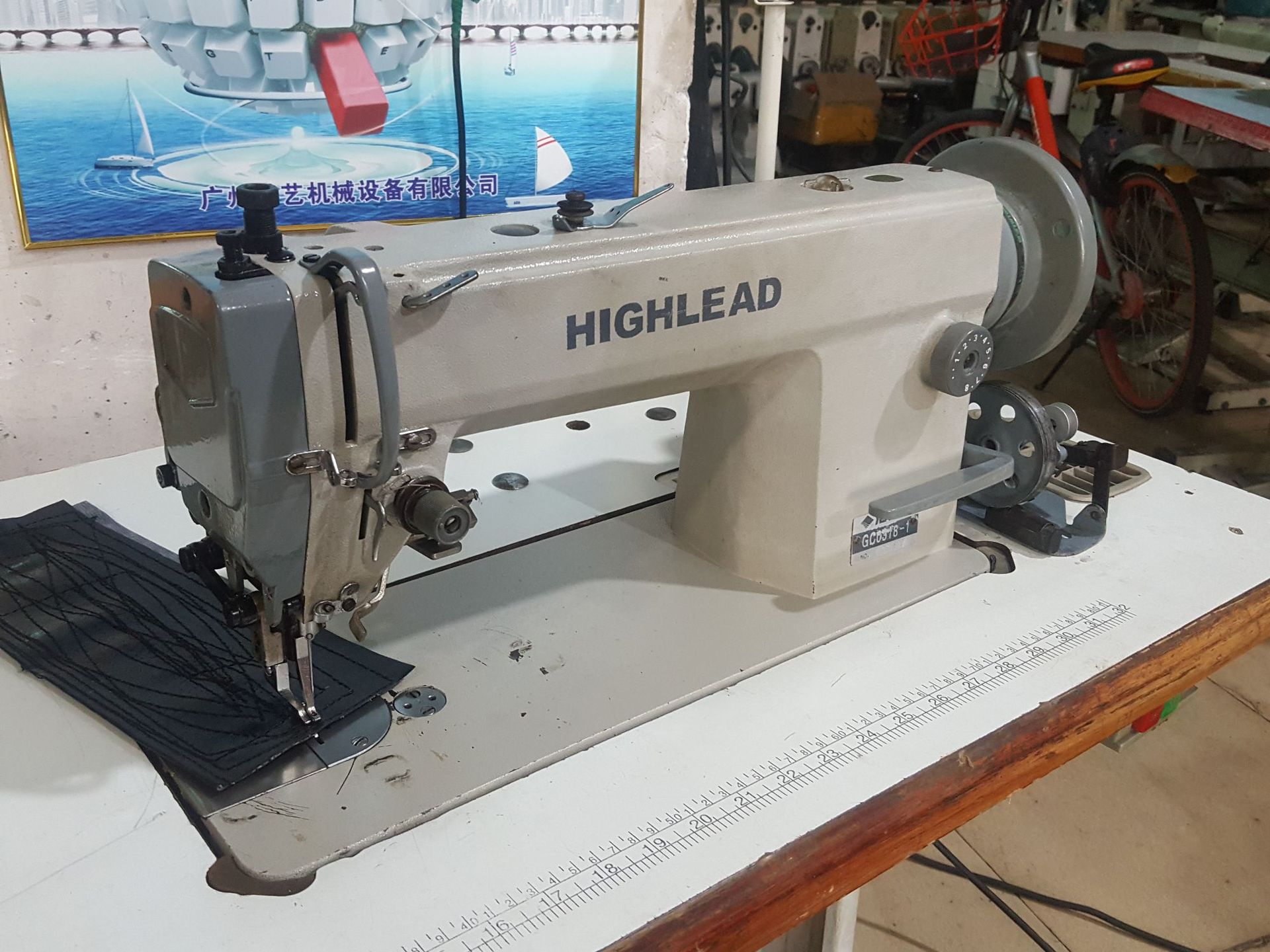 钱包厂单针缝纫机 手袋箱包同步车 皮革厚料工业缝纫机二手