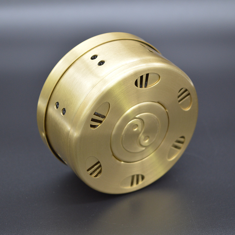 加厚纯铜艾灸盒---蕲艾灸专用无烟艾灸盒