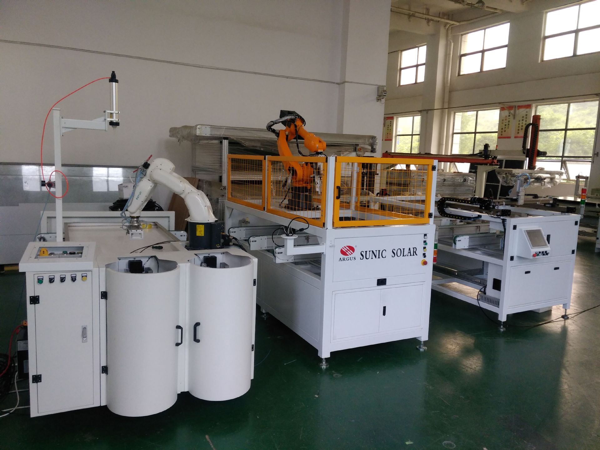 江苏智能机器人接线盒涂胶机价格200mw组件生产线配套机器人