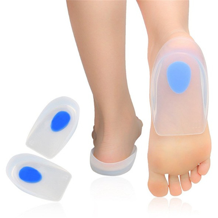 足跟垫骨刺鞋垫软脚后跟疼痛脚跟垫硅胶加厚减震跟腱炎男女批发