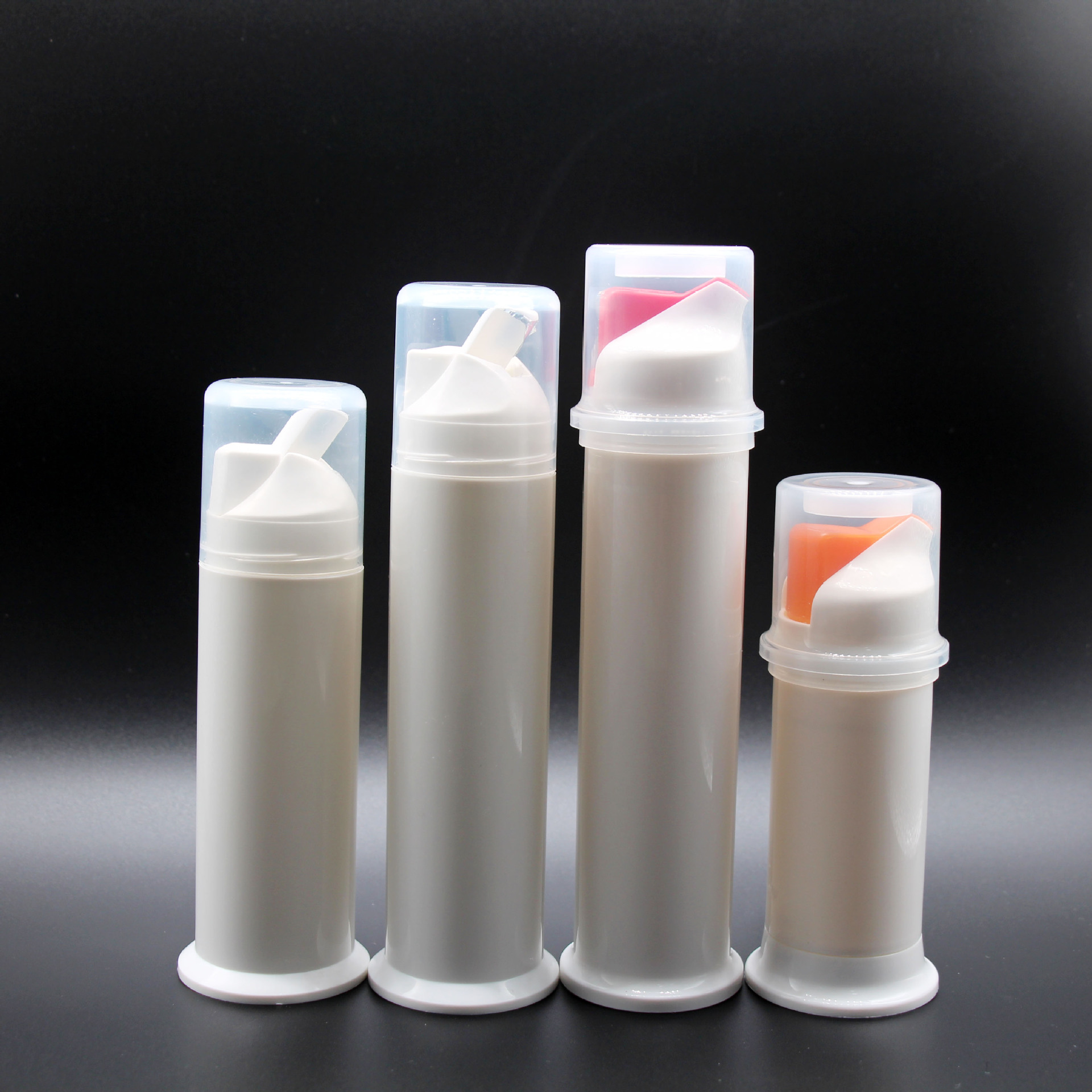 广州热销真空牙膏瓶 按压式牙膏管 120g塑料真空牙膏 pp塑料包材