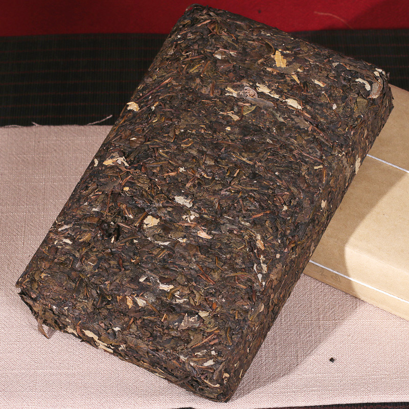 金花荷香茯砖安化黑茶口粮湖南安化黑茶1kg黑茶2斤