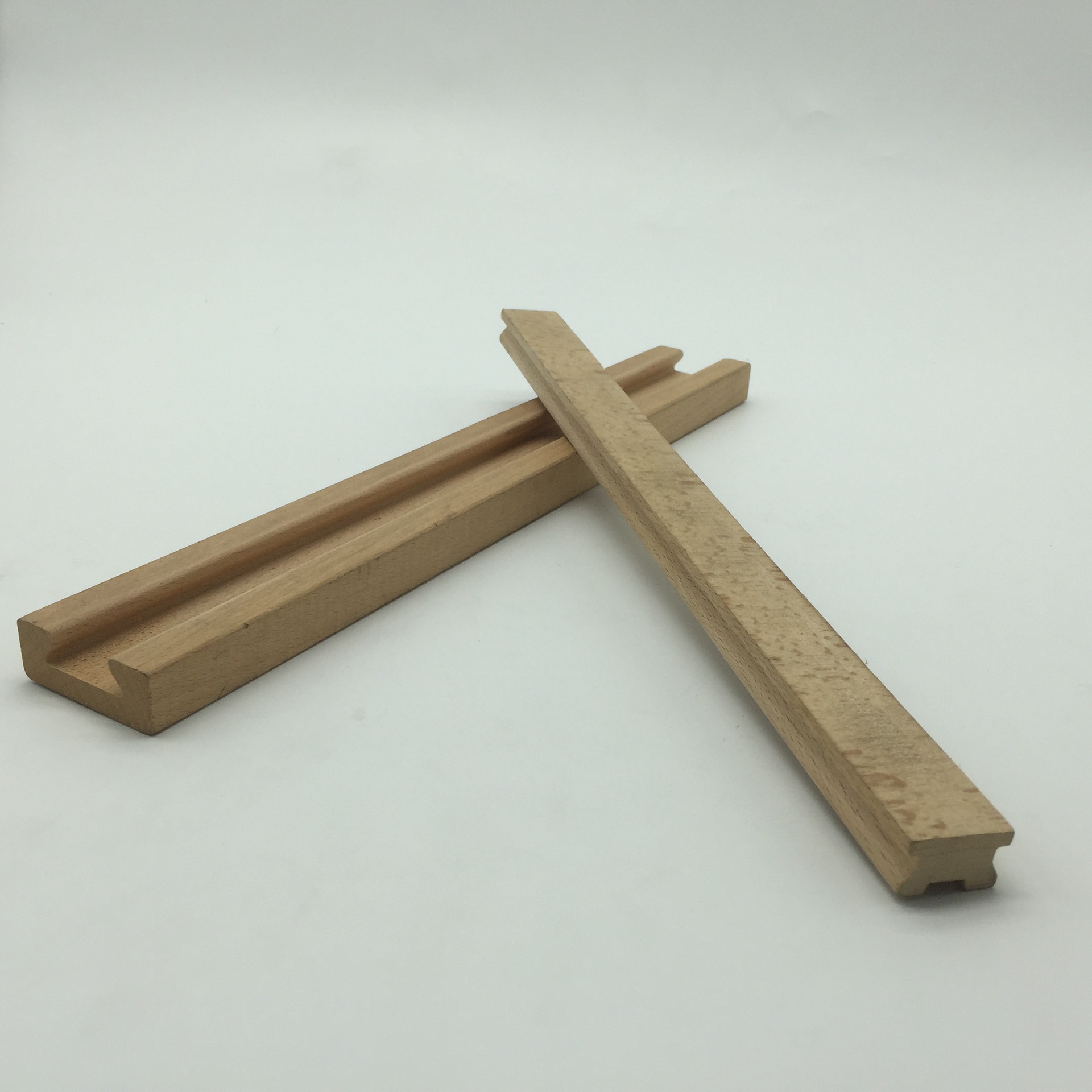 进口榉木滑轨 实木滑轨 二节实木抽屉滑轨 任意长度实木家具配件