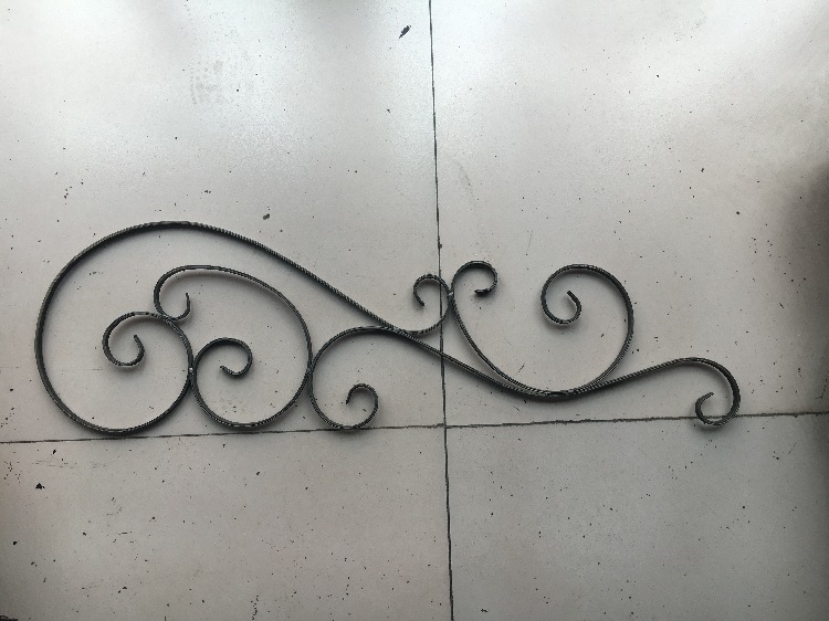 铁艺弯花铁艺大门顶花门中花型号1069规格260860