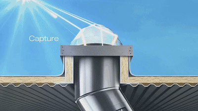 当您觉得采光天窗效果不理想时,请您试试光导管采光