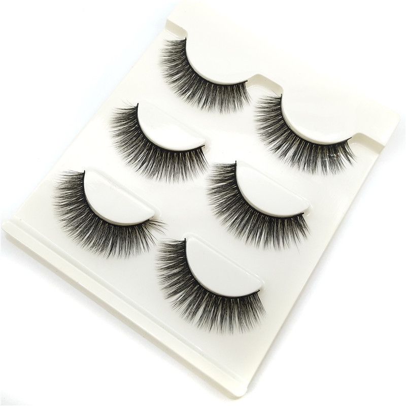 3d23 False Eyelashes Flat Beauty Cher Eyelash Factory in Stock Multiple Options Natural Handmade Eyelashes