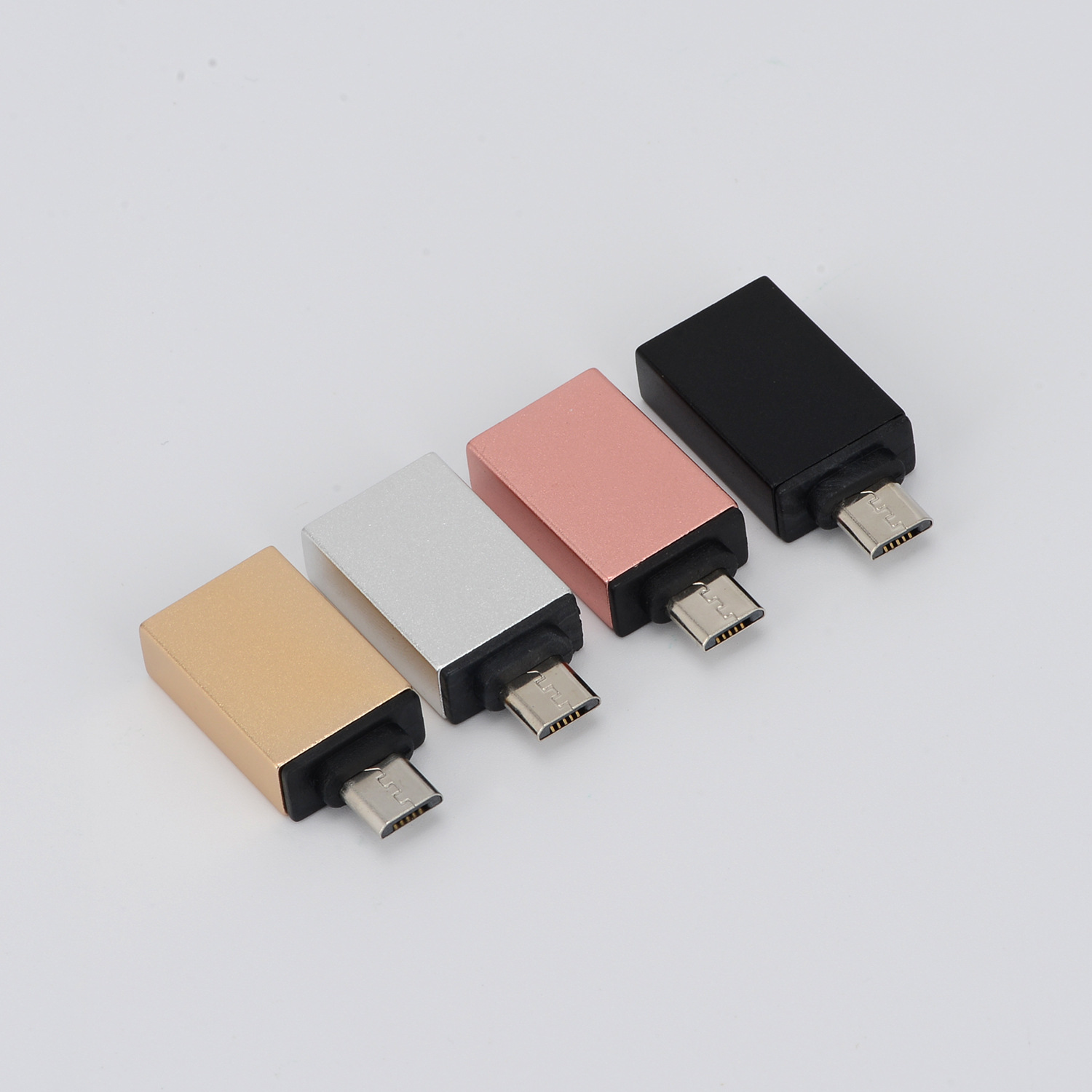 手机micro接口转接头 a母2.0转micro 支持otg/充电/数据传输 定制