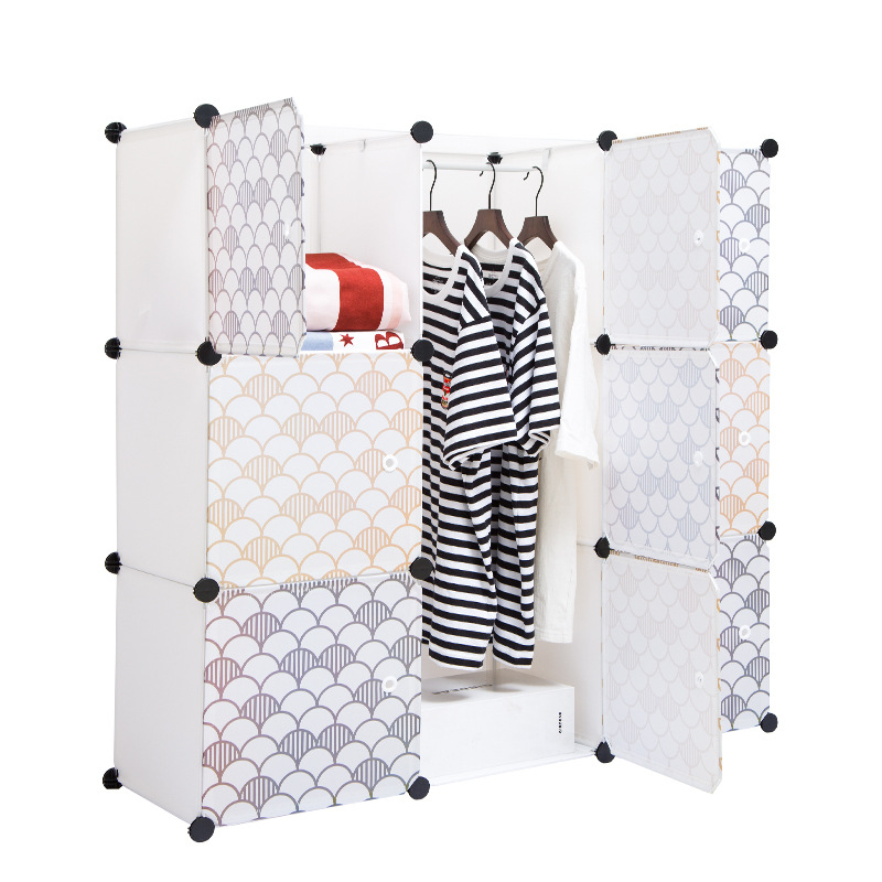 Diy Magic Piece Plastic Children's Component Wardrobe Baby Clothes Storage Simple Bedroom Dorm Economical Shoe Cabinet