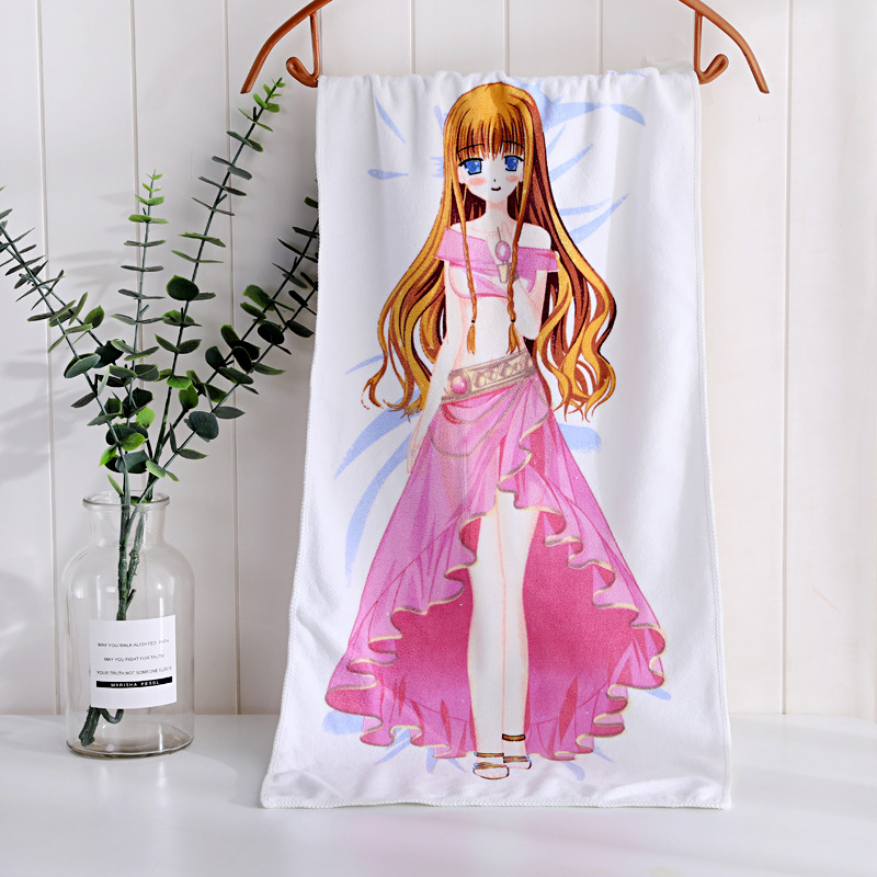 变色毛巾35*75加厚神奇创意魔术毛巾会脱衣服的毛巾可加logo厂家