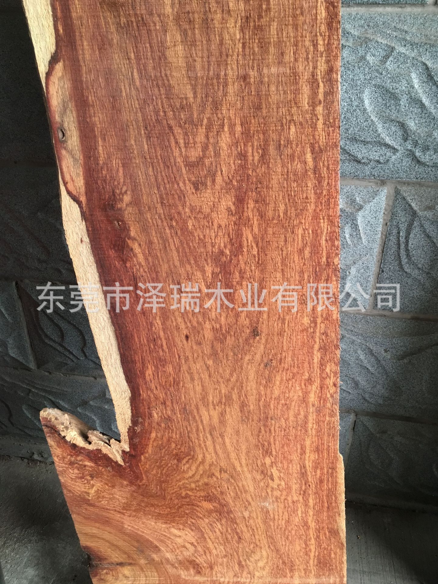 非洲黄花梨木冈比亚刺猬紫檀烘干板材5.0cm