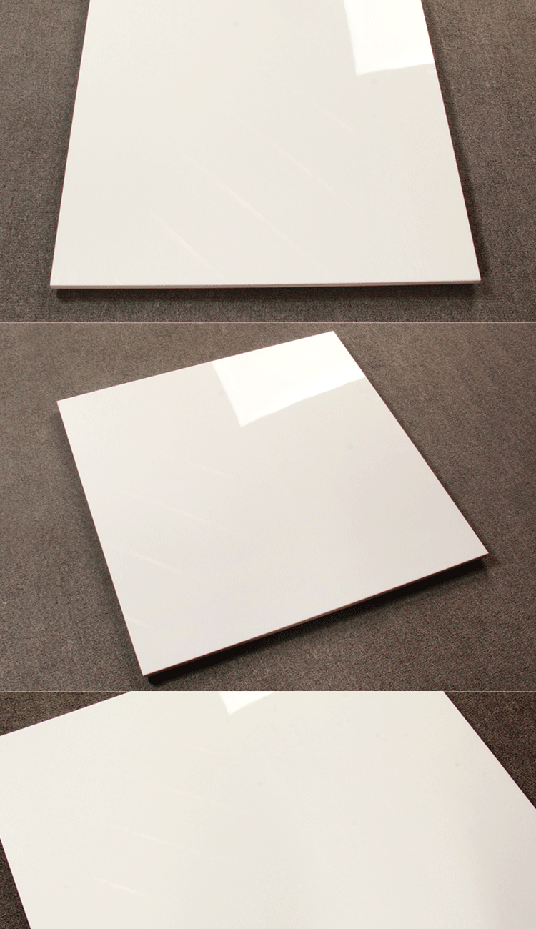 超白纯白微晶石客厅瓷砖 厨房卫生间消防通道 地砖墙砖800*800