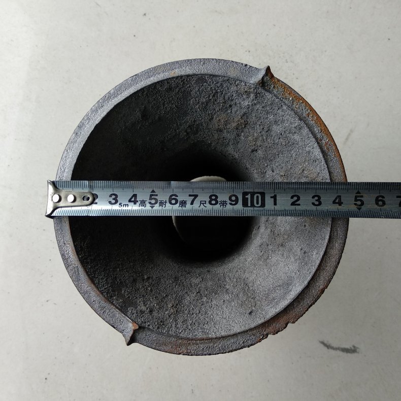 直下式雨水斗非标23cm 圆形铸铁排水斗 喇叭口 屋顶雨水口