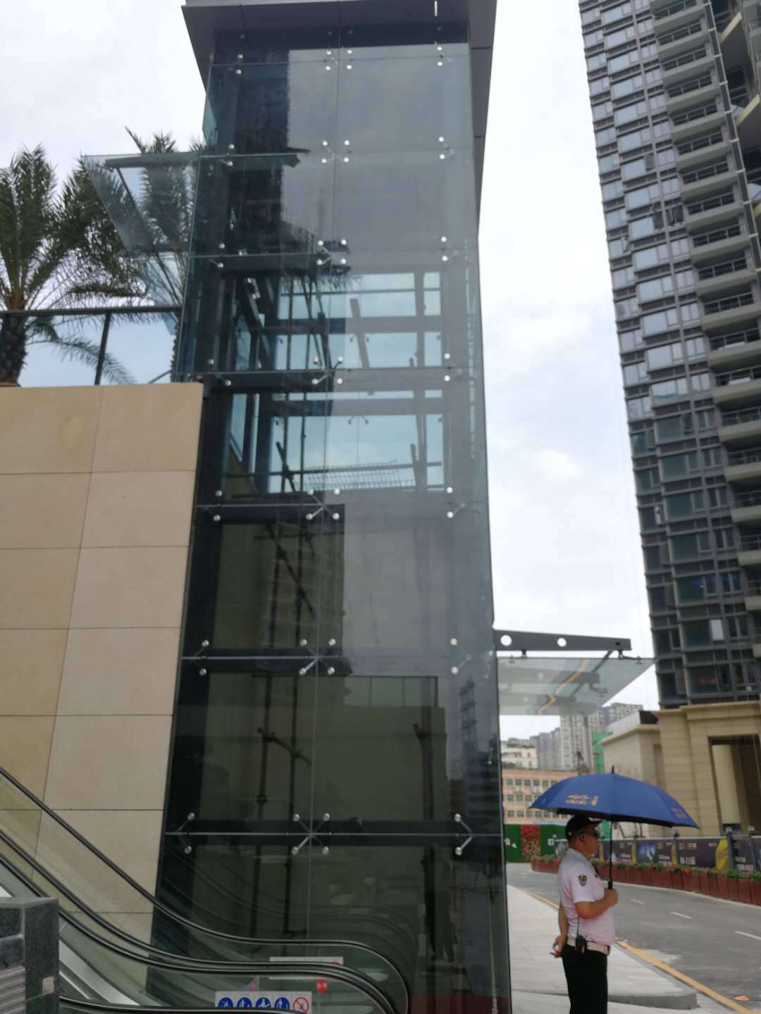 观光电梯加装电梯电梯钢结构井道日立电梯电梯钢结构