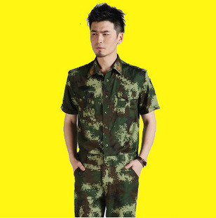 武井迷彩短袖套装民兵套装夏季数码迷彩训练服军训教官作训套装