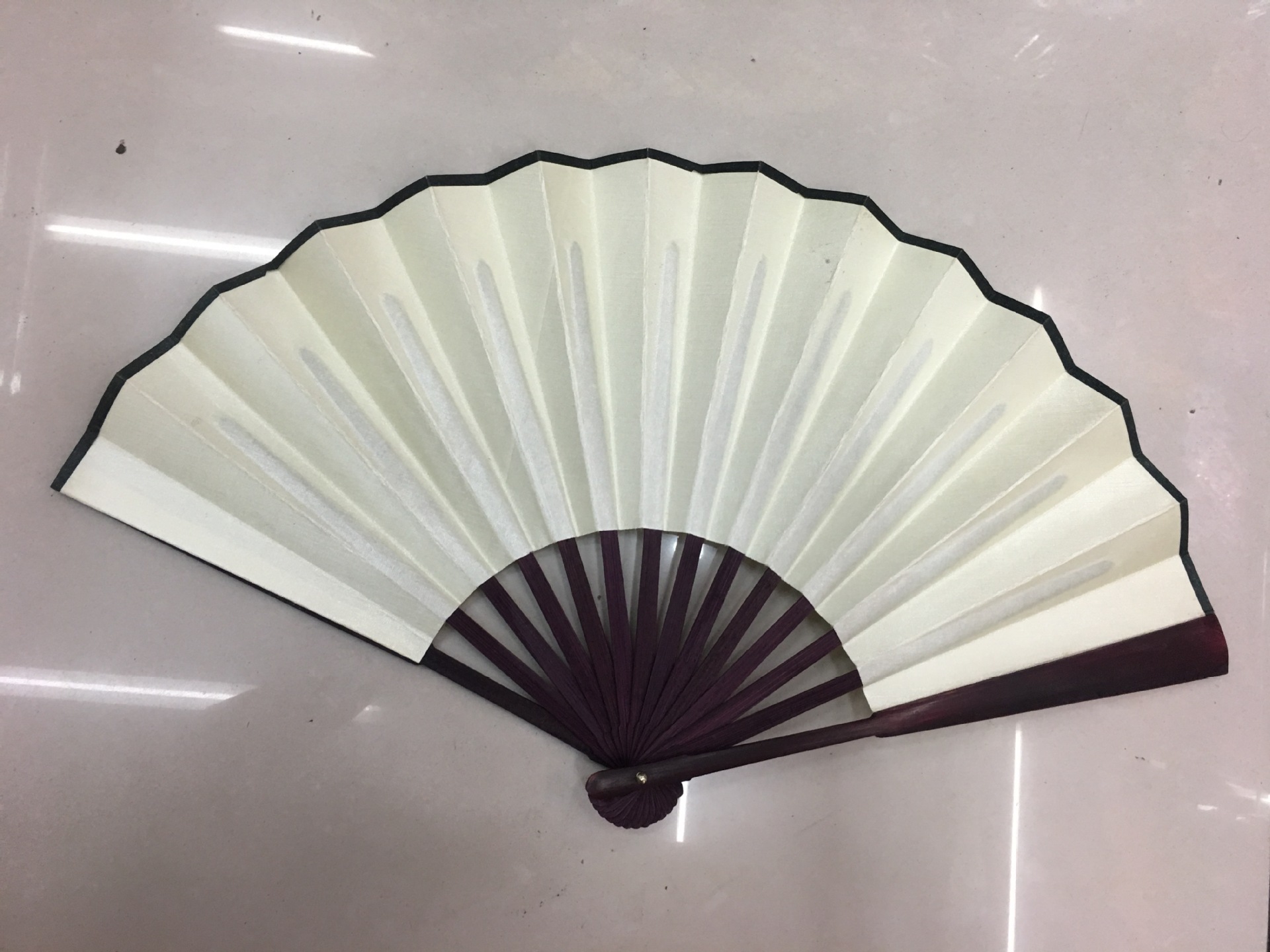 厂家直销8寸创意diy绘画扇节日演出表演道具扇子男士古典风折叠扇