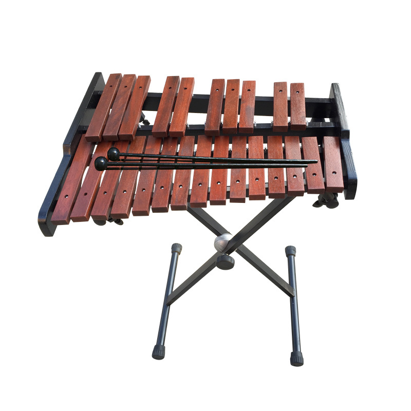 带架25音红木琴奥尔夫打击乐器音条类乐器琴琴架琴箱儿童琴