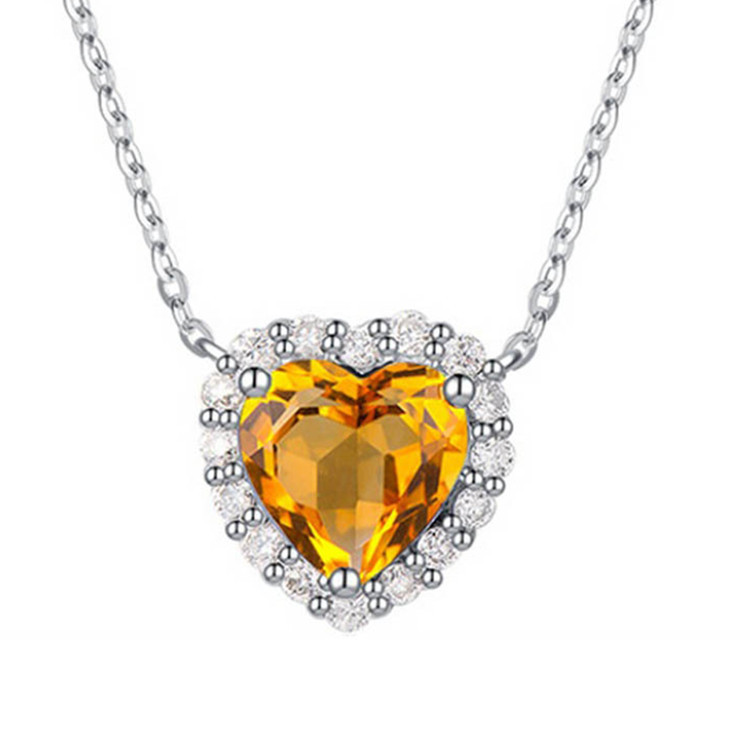 61克拉天然黄蓝宝吊坠项链 时尚彩宝首饰饰品-阿里巴巴