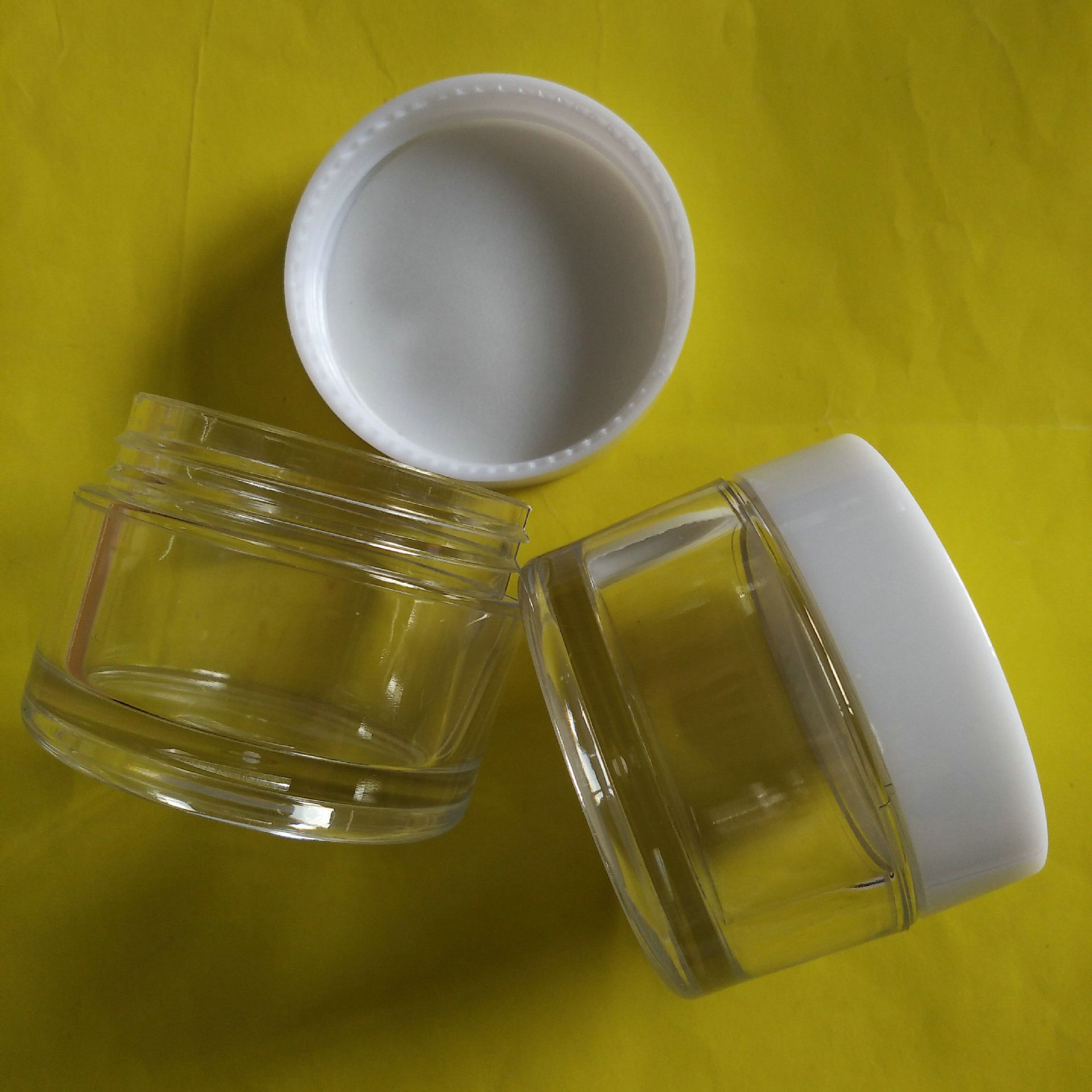 25克透明塑胶膏霜盒petg塑胶面霜盒25ml乳霜盒化妆品分装盒子