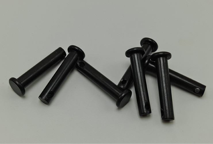 gb882发黑销轴 销钉 定位销 t型平头带孔销子 卡位销 t型销 10mm