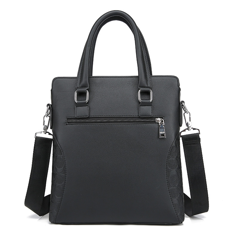 New Men's Business Bag Pu Soft Leather Laptop Bag Men's Fashion Casual Briefcase Shoulder Messenger Bag Men
