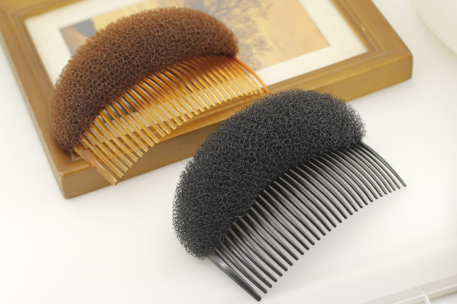 新款前刘海垫发器蓬蓬造型美发工具增高器发梳插梳公主头贴直销