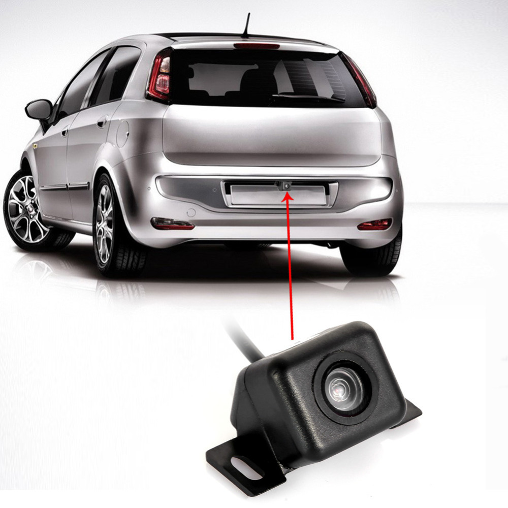 热销 外贸新款 韩式带8led灯小螺杆 倒车车载后视通用外挂摄像头